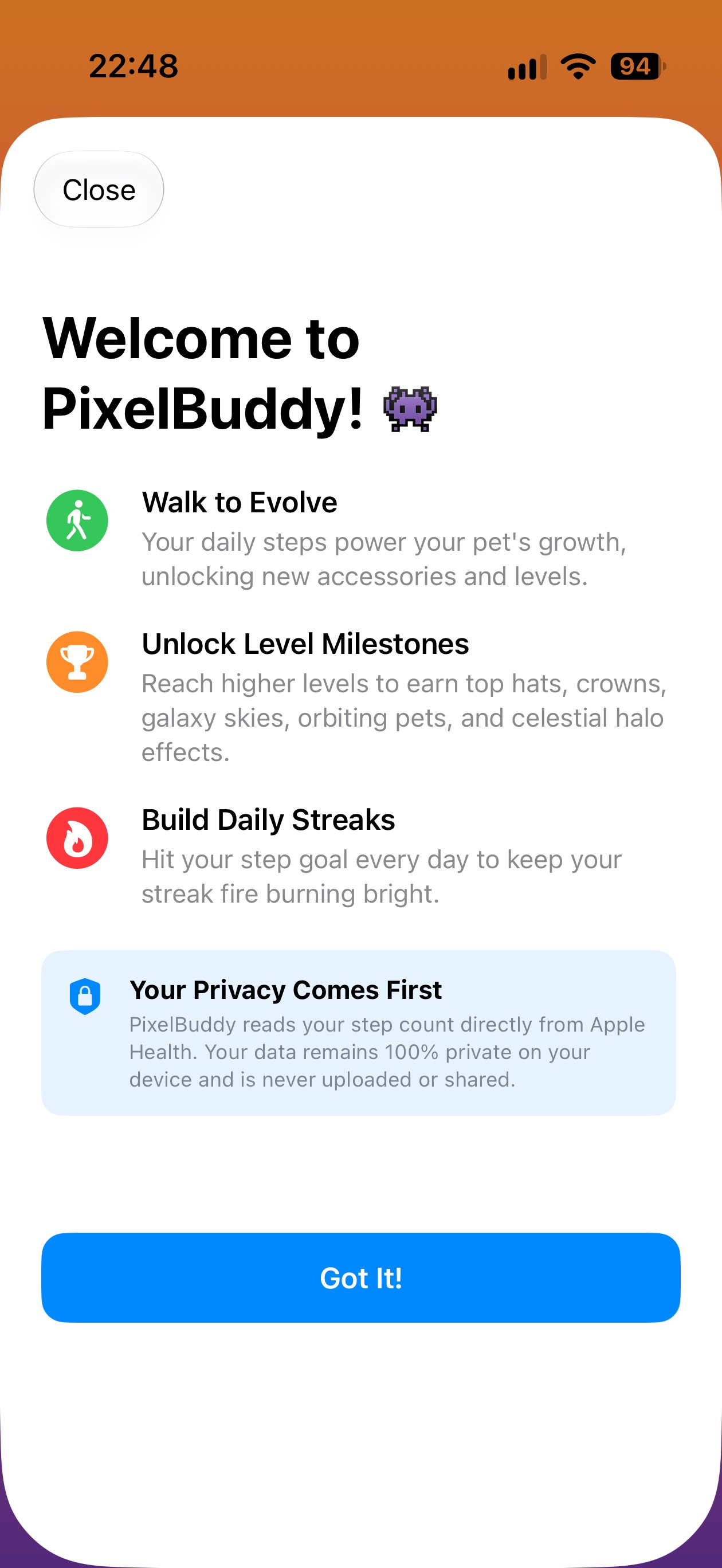 Apple Health Integration